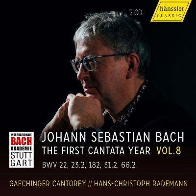 【CD輸入】 Bach, Johann Sebastian バッハ / ライプツィヒ時代の教会カンタータ第8集　ハンス＝クリストフ・ラーデマン＆ゲヒンガー・カントライ（2CD） 送料無料
