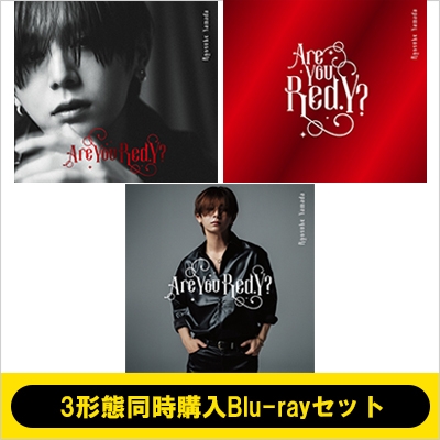 【CD】 Ryosuke Yamada (山田涼介) / 《3形態同時購入Blu-rayセット》Are You Red.Y?【初回限定盤1+初回限定盤2+通常盤】 送料無料