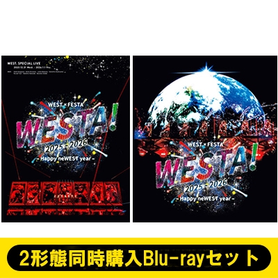 【Blu-ray】 WEST. / 《2形態同時購入Blu-rayセット》WEST. SPECIAL LIVE 『WESTA!』 2025-2026【初回盤+通常盤】 送料無料
