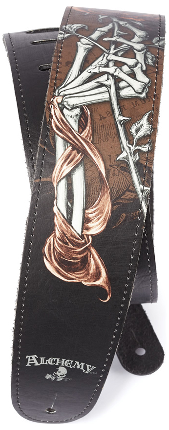 ダダリオ 25LAL05 ギター用ストラップ（Cryptorosa）D'Addario　Alchemy Gothic Collection[25LAL05] 返品種別Aの通販は 7,847円