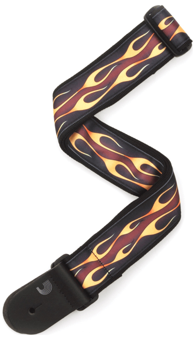 ダダリオ 50F09 ギター用ストラップ（Hot Rod Flame Red）D'Addario　STANDARD STRAP END[50F09] 返品種別Aの通販は 4,858円