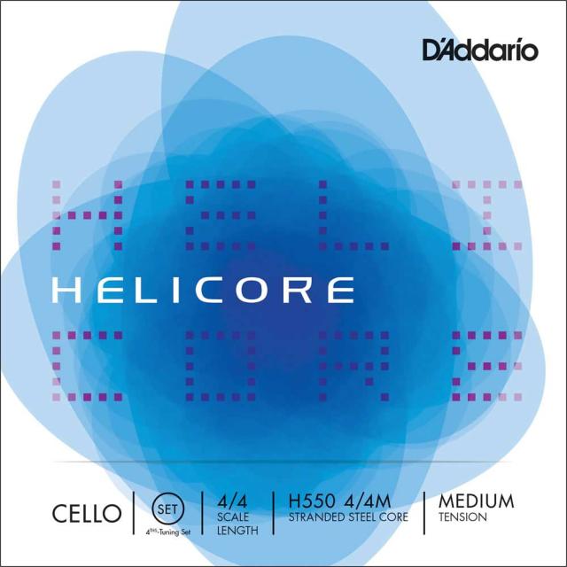 ダダリオ H550 4/4M チェロ弦　セットD'Addario　Helicore Cello Fourths-Tuning Strings[H55044M] 返品種別Aの通販は