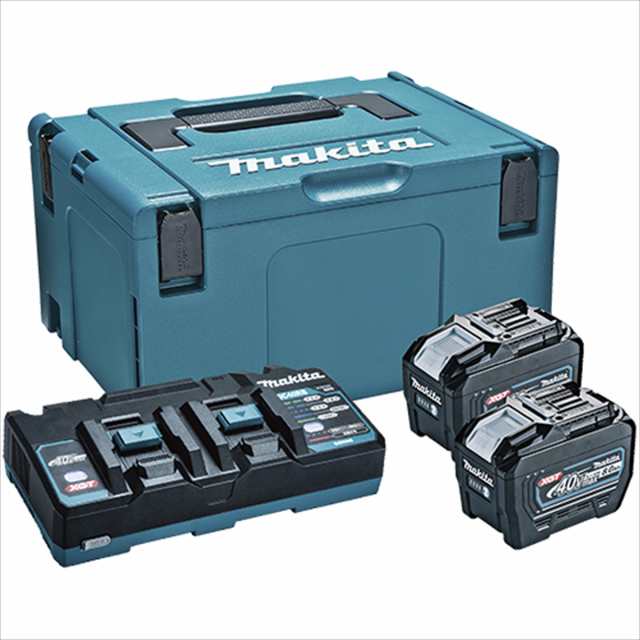 マキタ A-74859 パワーソースキット XGT10(バッテリーBL4080F(8.0Ah)×2本、充電器DC40RB)makita[A74859マキタ] 返品種別B