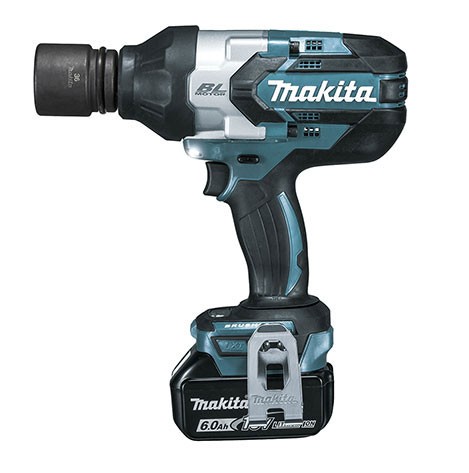 マキタ TW1001DRGX 充電式インパクトレンチ(バッテリBL1860B×2本・充電器DC18RC・ケース付)makita ソケット別売[TW1001DRGX] 返品種別B