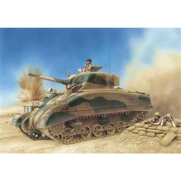 ドラゴンモデル 【再生産】1/35 WW.II イギリス陸軍 エル・アラメイン・シャーマン w/マジックトラック【DR6617】プラモデル  返品種別Bの通販は