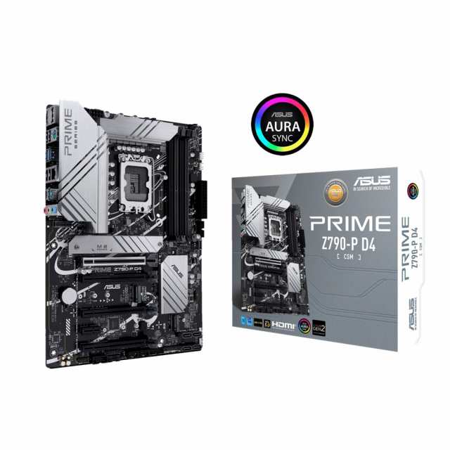 ASUS（エイスース） PRIME/Z790-P/D4-CSM INTEL 第13.12世代 LGA 1700 対応 Z790 搭載 ATX マザーボード PRIME Z790-P D4-CSM【国内正規