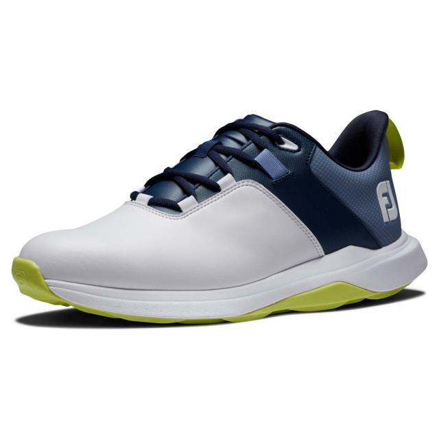 フットジョイ 56920W070 メンズ スパイクレス ゴルフシューズ MEN’S FJ プロライト Laced（ホワイト/ネイビー・サイズ：25.0cm）footjoy[56920W070] 返品種別Aの通販は