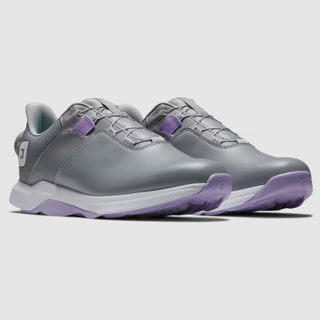 フットジョイ 98209W065 レディース スパイクレス ゴルフシューズ WOMEN’S FJ プロライト BOA（グレー/ライラック・サイズ23.5cm）footjoy[98209W065] 返品種別Aの通販は