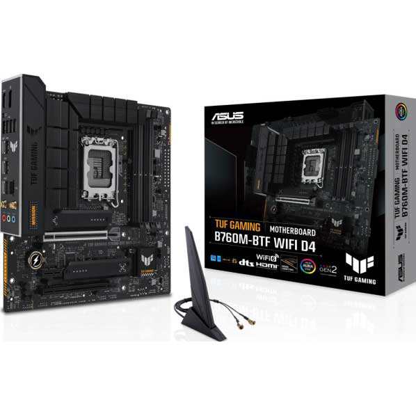 ASUS（エイスース） GAMINGB760MBTFWIFID4 Intel B760 チップセット搭載 micro-ATXマザーボード 「TUF GAMING B760M-BTF WIFI D4」[GAMIN