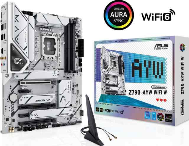 ASUS（エイスース） Z790-AYW/WIFI/W ASUS Z790-AYW WIFI W intel 第14・13・12世代 Pentium、Gold and Celeron CPU対応 LGA1700 Z790