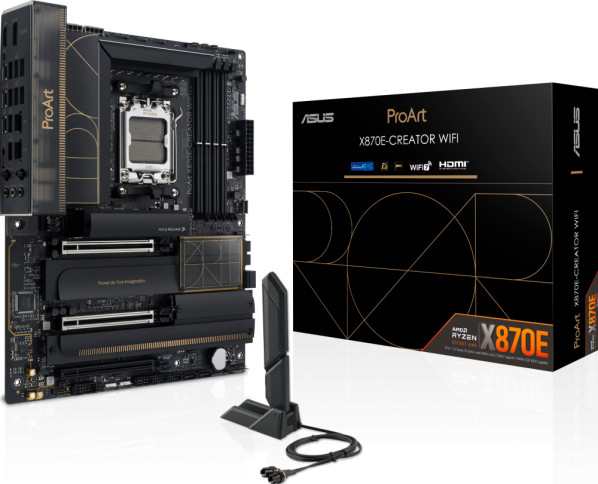 ASUS（エイスース） AMD X870E　チップセット搭載ATXマザーボード 「ProArt X870E-CREATOR WIFI」 PROARTX870ECREATORW返品種別B