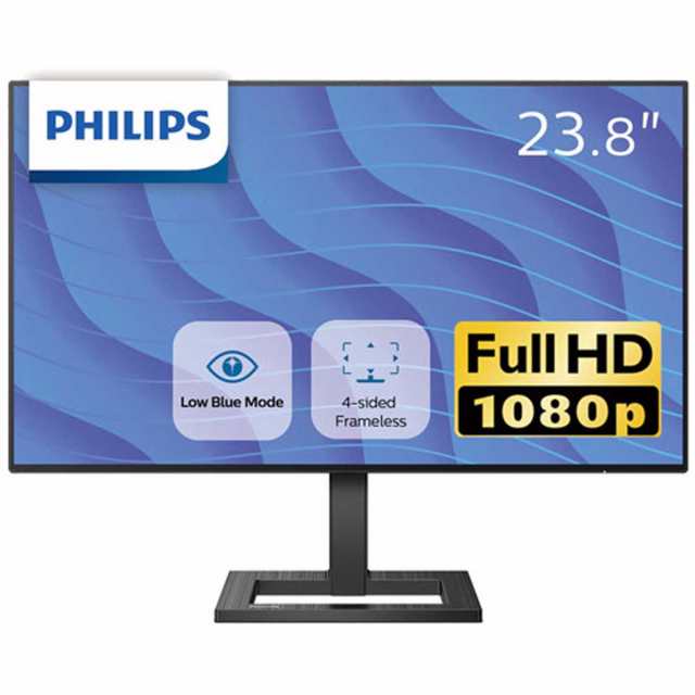 Philips（フィリップス） 242E2F/11 23.8型 フルHD液晶ディスプレイ（GTG 4ms/75Hz/FHD/IPS/HDMI・DisplayPort・VGA/NTSC 97.4％/sRGB 1