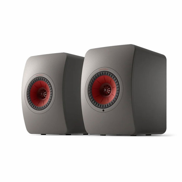 KEF LS50W2-TITAN-GR(ペア) ワイヤレスHiFiスピーカー（チタニウム・グレイ）【ペア】KEF[LS50W2TITANGRペア] 返品種別A