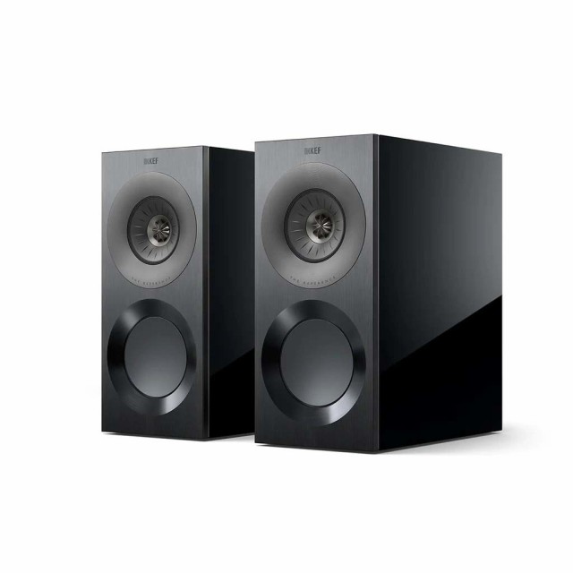 KEF REFERENCE-1META-BG ブックシェルフ型スピーカー（ハイグロス・ブラック・グレイ）【ペア】KEF[REFERENCE1METABGペア] 返品種別A