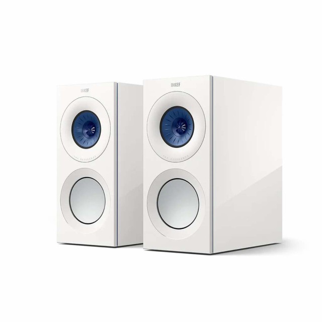 KEF REFERENCE-1META-WB ブックシェルフ型スピーカー（ハイグロス・ホワイト・ブルー）【ペア】KEF[REFERENCE1METAWBペア] 返品種別A