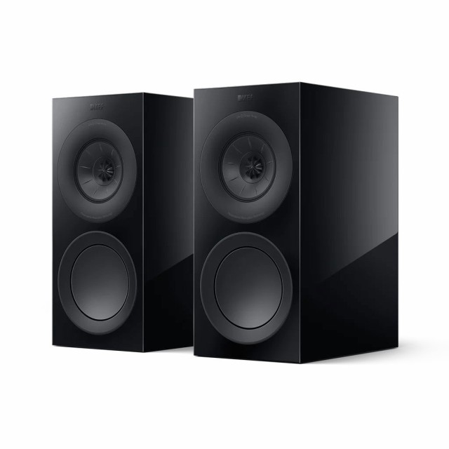 KEF R3-META-BLACK ブックシェルフ型スピーカー（グロス・ブラック）【ペア】KEF[R3METABLACKペア] 返品種別A