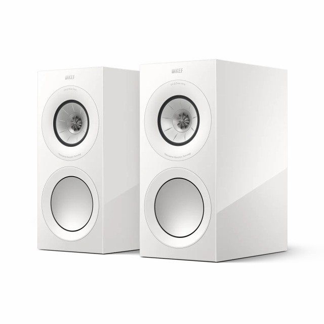 KEF R3-META-WHITE ブックシェルフ型スピーカー（グロス・ホワイト）【ペア】KEF[R3METAWHITEペア] 返品種別A