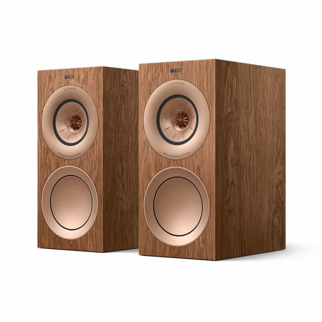 KEF R3-META-WALNUT ブックシェルフ型スピーカー（ウォールナット）【ペア】KEF[R3METAWALNUTペア] 返品種別A