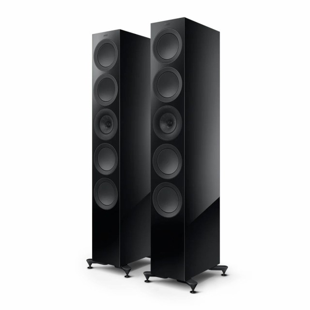 KEF R11-META-BLACK ブックシェルフ型スピーカー（グロス・ブラック）【ペア】KEF[R11METABLACKペア] 返品種別A