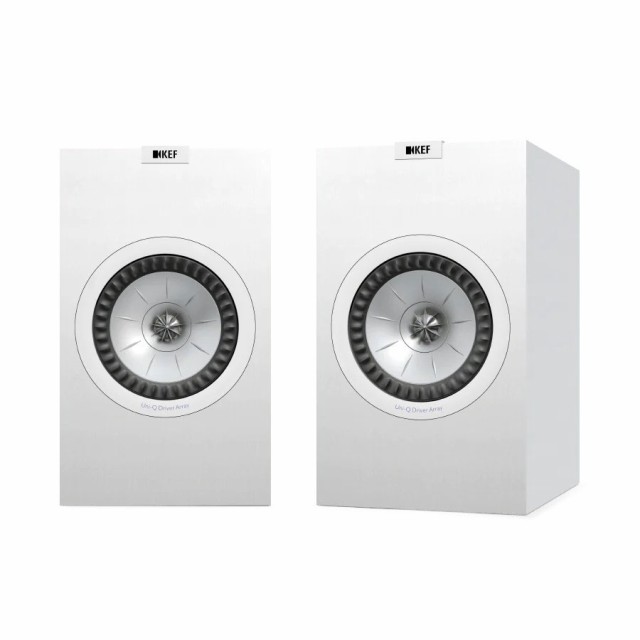 KEF Q350-WHITE(ペア) ブックシェルフ型スピーカー（サテン・ホワイト）【ペア】KEF[Q350WHITEペア] 返品種別A