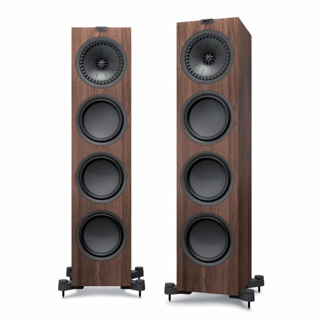 KEF Q950-WALNUT(ペア) 2.5wayフロアスタンドスピーカー（ウォールナット）【ペア】KEF[Q950WALNUTペア] 返品種別A