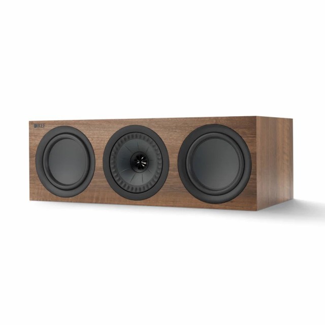 KEF Q650C-WALNUT 2.5-way センターチャンネル（ウォールナット）【1本】KEF[Q650CWALNUT1ダイ] 返品種別A