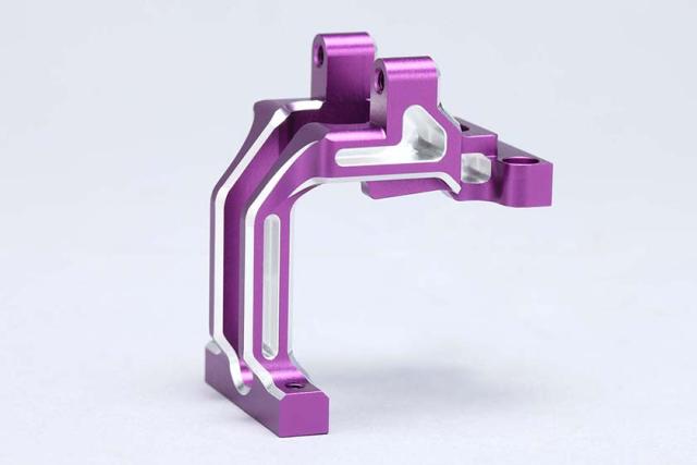 ヨコモ YD-2用 アルミ製 軽量 フロント バルクヘッド（紫）【Y2-302DPLA】ラジコンパーツ  返品種別B 4,775円