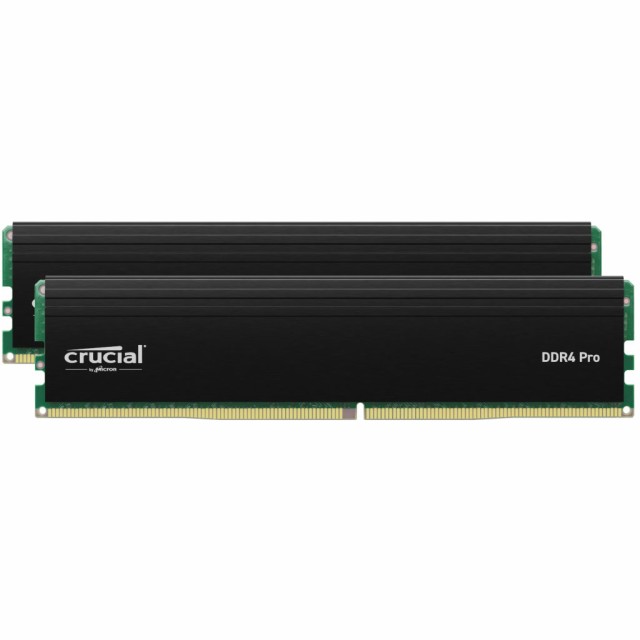 Crucial（クルーシャル） Crucial Pro PC4-25600 (DDR4-3200） 32GB Kit (16GBx2) UDIMM CL22 (8Gbit/16Gbit) CP2K16G4DFRA32A返品種別B