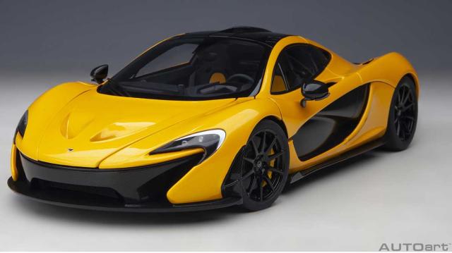 オートアート 1/18 マクラーレン P1（メタリック・イエロー/ブラック＆イエロー・シート）【76067】ミニカー  返品種別Bの通販は 25,641円