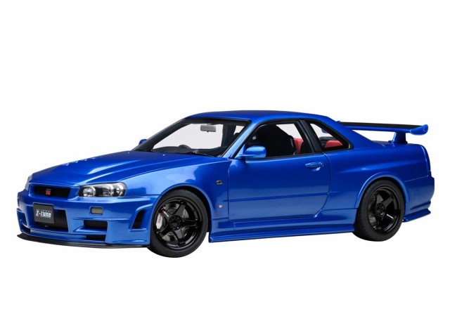 オートアート 1/18 ニスモ R34 GT-R Z-tune（ベイサイドブルー）【77462】ミニカー 返品種別B