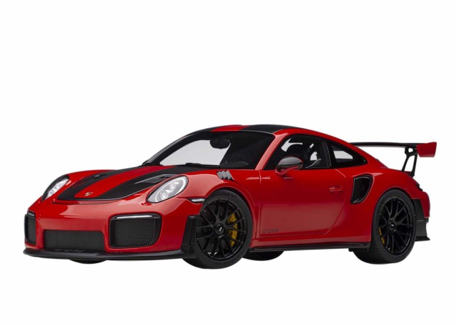 オートアート 1/18 ポルシェ 911 （991.2） GT2 RS ヴァイザッハ・パッケージ （レッド/カーボンブラック）【78173】ミニカー 返品種別B