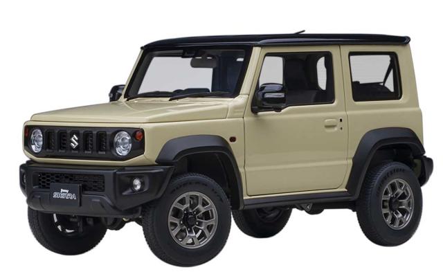 オートアート 1/18 スズキ ジムニー シエラ （JB74）（アイボリー・メタリック/ブラック・ルーフ）【78510】ミニカー  返品種別Bの通販は