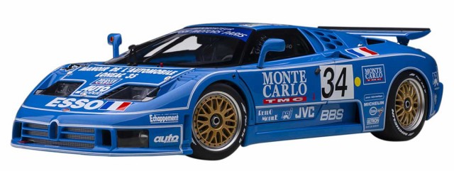 オートアート 1/18 ブガッティ EB110 SS 1994年 #34 （ル・マン24時間レース）【89417】ミニカー 返品種別B