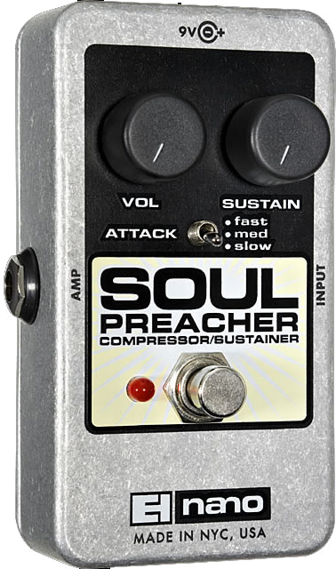 エレクトロ・ハーモニクス SOULPREACHER コンプレッサー/サステイナーElectro-Harmonix Soul Preacher[SOULPREACHER] 返品種別Aの通販は