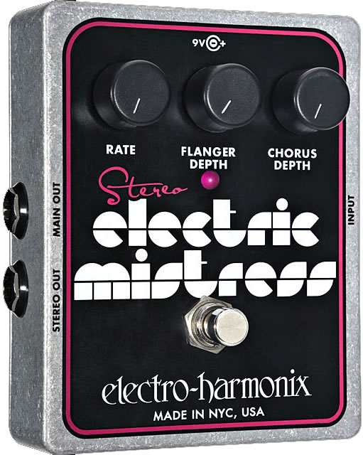 エレクトロ・ハーモニクス フランジャー/コーラス Electro-Harmonix Stereo Electric Mistress STEREOELECTRICMIST返品種別A