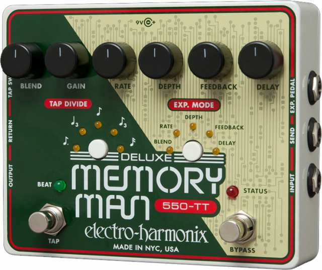 エレクトロ・ハーモニックス DELUXEMEMORYMAN550TT アナログ・ディレイElectro-Harmonix[DELUXEMEMORYMAN550TT] 返品種別Aの通販は