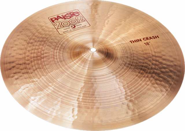 パイステ 2002 THIN CRASH 18 シンバル クラッシュ 18”Paiste