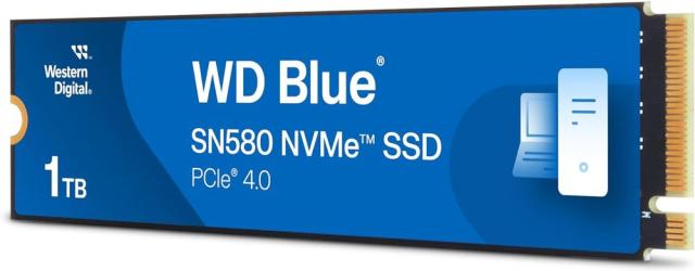 Western Digital（ウエスタンデジタル） WD Blue SN580 NVMe 内蔵SSD Type 2280 M.2 PCIe Gen4 x4 1TB  WDS100T3B0E返品種別B