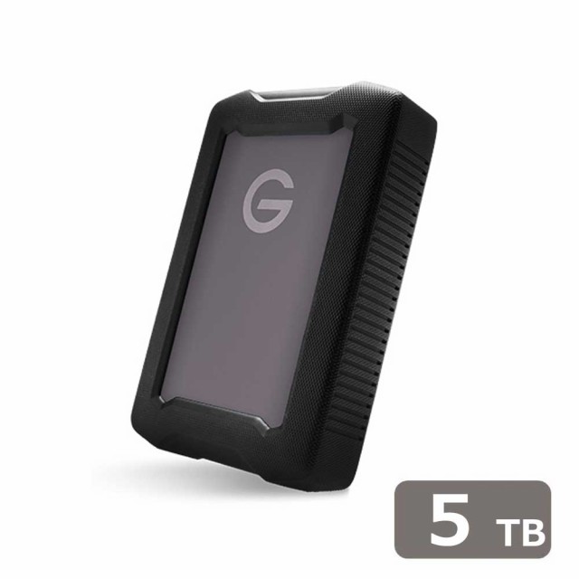 Western Digital（ウエスタンデジタル） SDPH81G-005T-GBA1D 堅牢で軽量 バンパー付USB 3.2 Gen1対応ポータブルハードディスク 5TB[SDPH8