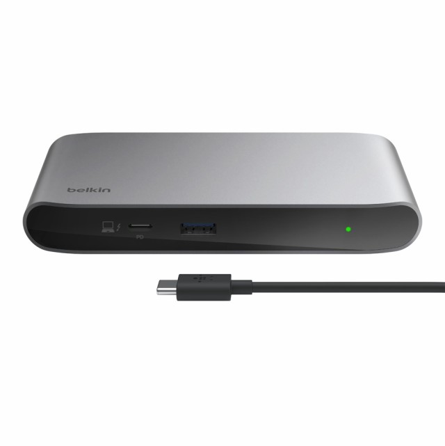 BELKIN INC013QCSGY Thunderbolt 4 5-in-1 Core Hub ドッキングステーション[INC013QCSGY] 返品種別A