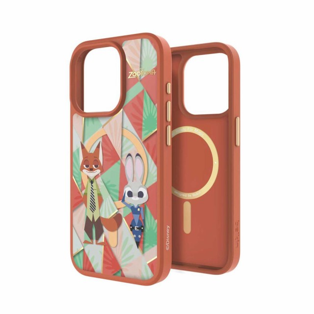 BELKIN MSA017QCOG-DY SheerForce iPhone 15 Pro用 MagSafe対応保護ケース（ズートピア）[MSA017QCOGDY] 返品種別Aの通販は