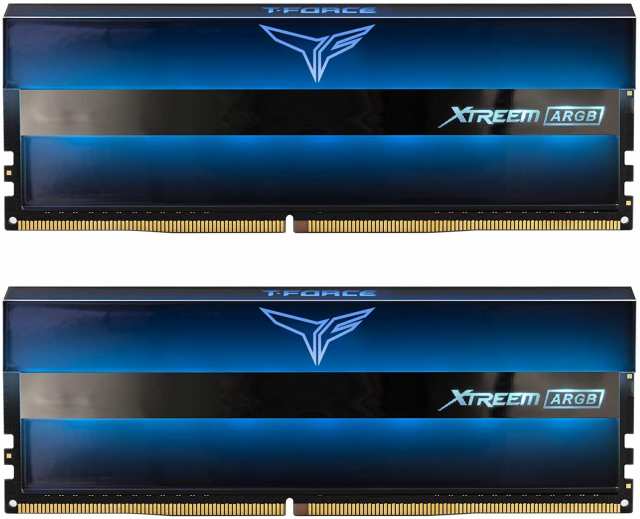 Team（チーム） PC4-38400 (DDR4-4800）288pin UDIMM 16GB（8GB×2枚）T-FORCE XTREEM ARGB black HS 10D416G4800HC20ADC01返品種別B