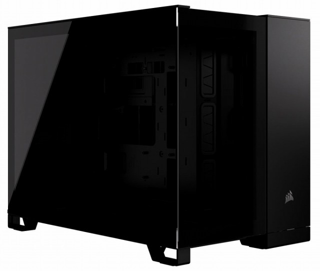 CORSAIR（コルセア） ミニタワー型PCケース 2500X Tempered Glass mATX Mid-Tower Black（ブラック） CC-9011265-WW返品種別B