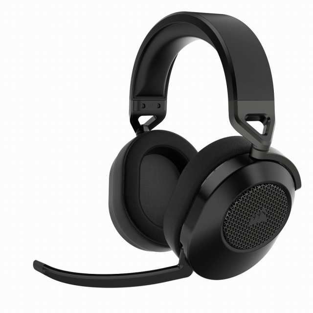 コルセア CA9011285AP2 2.4GHz/Bluetooth ワイヤレスゲーミングヘッドセットCORSAIR HS65 Wireless Carbon[CA9011285AP2] 返品種別A