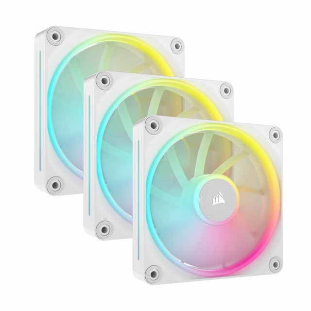 CORSAIR（コルセア） CO-9051030-WW PCケースファン iCUE LINK LX120 RGB Triple Fans Starter Kit（ホワイト）[CO9051030WW] 返品種別B