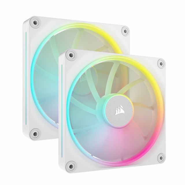 CORSAIR（コルセア） CO-9051032-WW PCケースファン iCUE LINK LX140 RGB Dual Fans Starter Kit（ホワイト）[CO9051032WW] 返品種別B