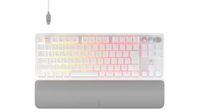 CORSAIR（コルセア） ゲーミングキーボード テンキーレス 日本語配列 かな無し（ホワイト） CH-911921G-JP返品種別Aの通販は