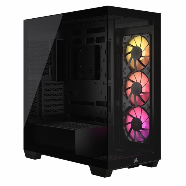 CORSAIR（コルセア） PCケース ミドルタワー iCUE LINK 3500X RGB Tempered Glass Mid-Tower（ブラック） CC-9011280-WW返品種別B