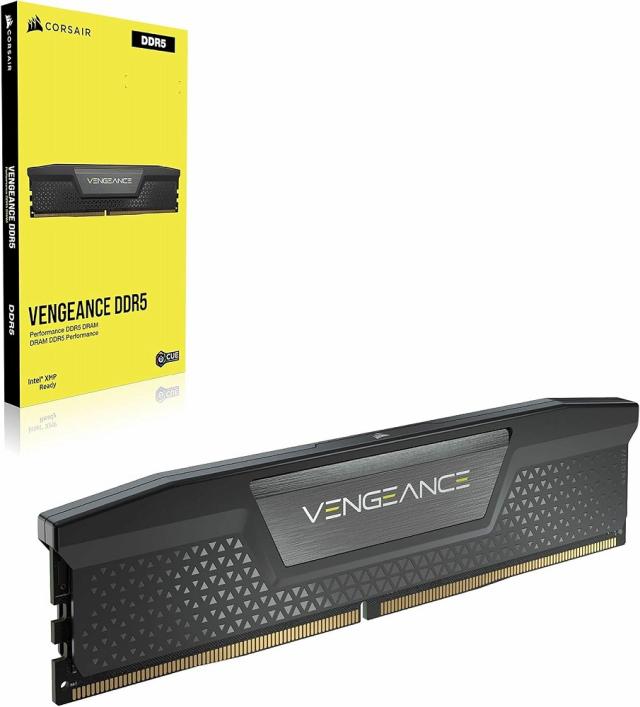 CORSAIR（コルセア） DDR5 5600MT/s 16GB(16GBx1) UDIMM 40-40-40-77 XMP 3.0 VENGEANCE DDR5 Black 1.25V  CMK16GX5M1B5600C40返品種別Bの通販は 10,040円