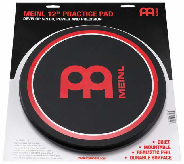 マイネル MPP-12 ドラム練習パッド 12”MEINL Practice Pad[MPP12] 返品種別A